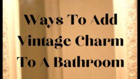 מהם כמה טיפים לקישוט חדר רחצה בהשראת וינטג' עם נגיעות שאבי שיק?
