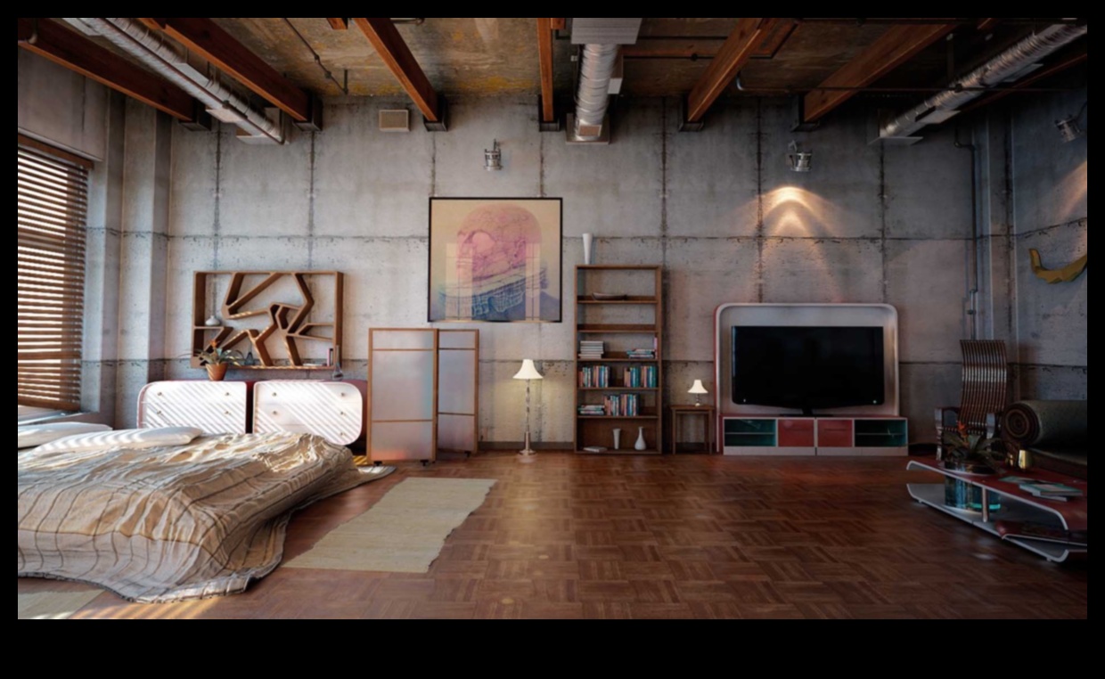 השראה תעשייתית לעיצוב חדרי שינה