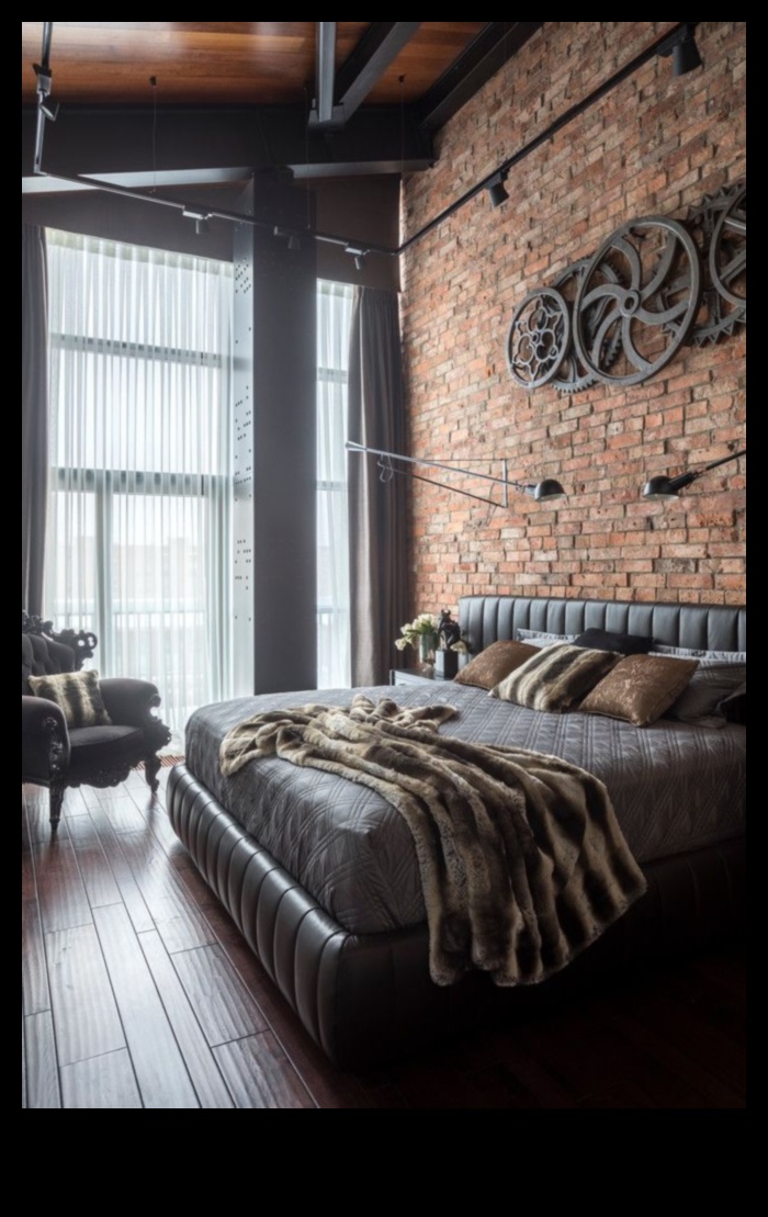 השראה תעשייתית לעיצוב חדרי שינה