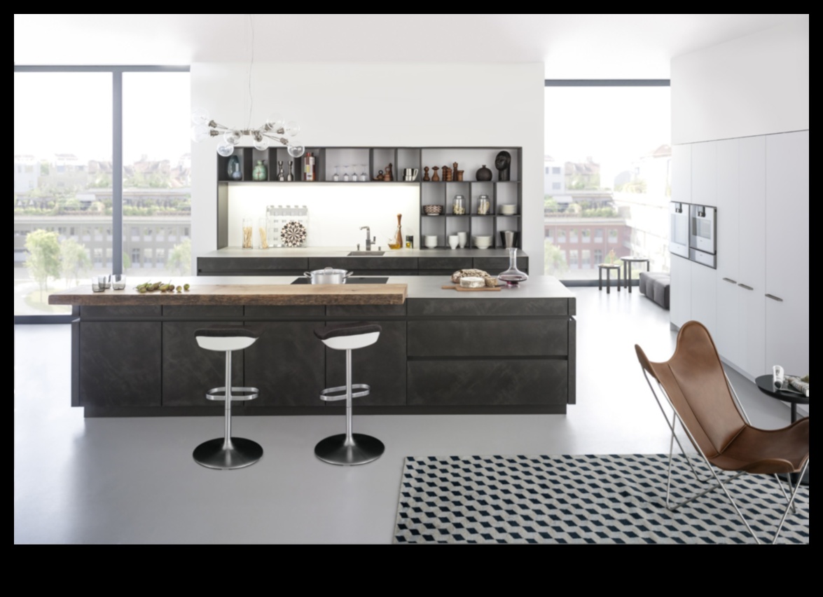 כיצד להשתמש בבטון בעיצוב מטבחים שיק תעשייתי למגע מודרני?