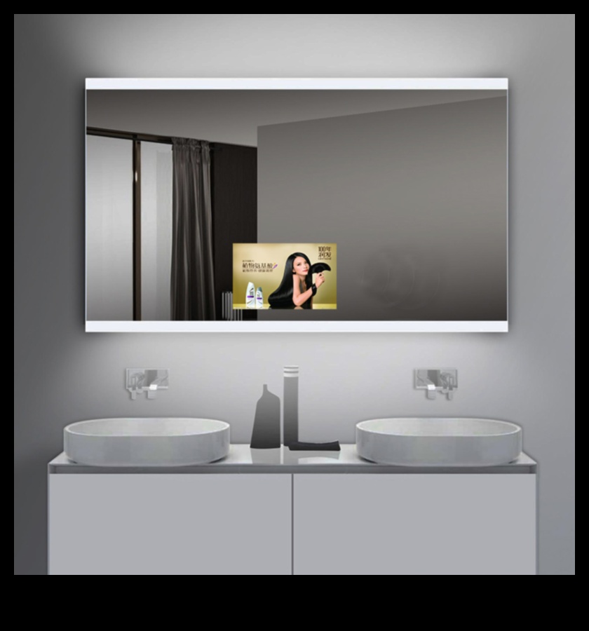 מראה, מראה על הקיר: טלוויזיות עם מראות מובנות לפונקציונליות כפולה