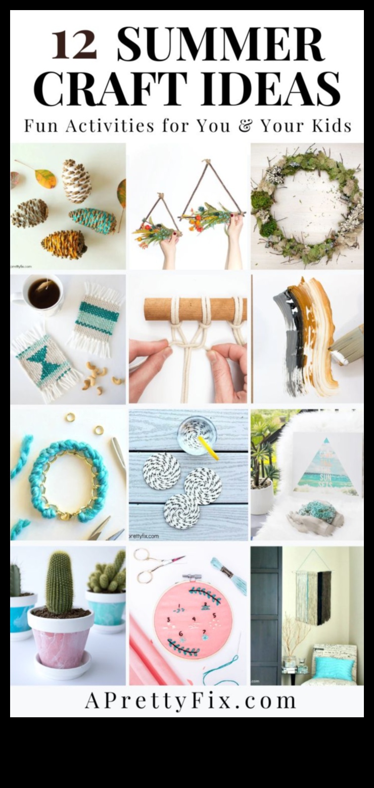 אביזרי עשה זאת בעצמך לקיץ: יצירות קלילות ובריזיות