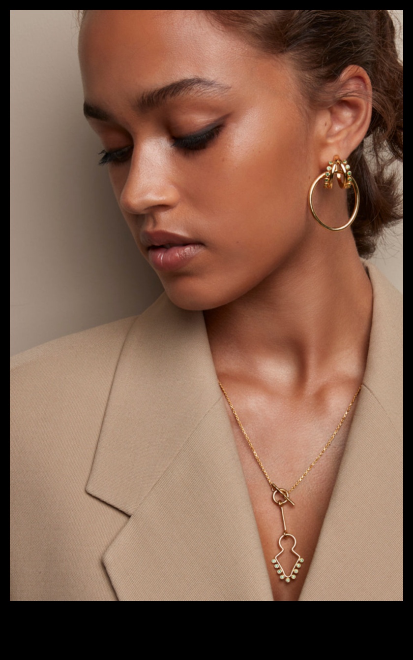 אואזיס מפואר: צלול לתוך יוקרה עם יצירות העגילים שלנו בהשראת אואזיס