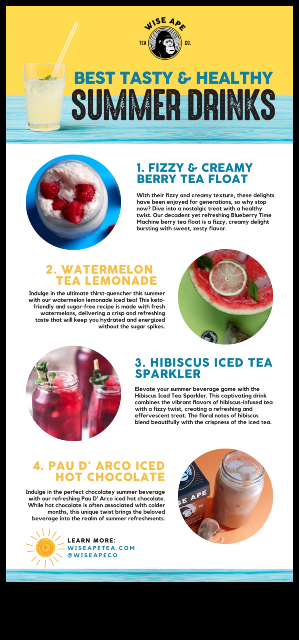 פריך ויצירתי: חקור את העולם של תערובות תה קר בטעמים