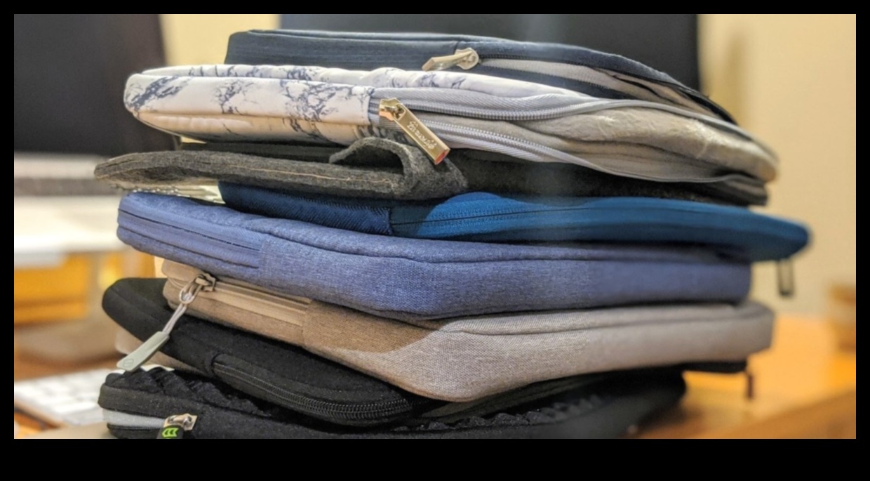 מבחר שרוולים למחשב נייד: אביזרים אופנתיים ומגנים לנסיעות