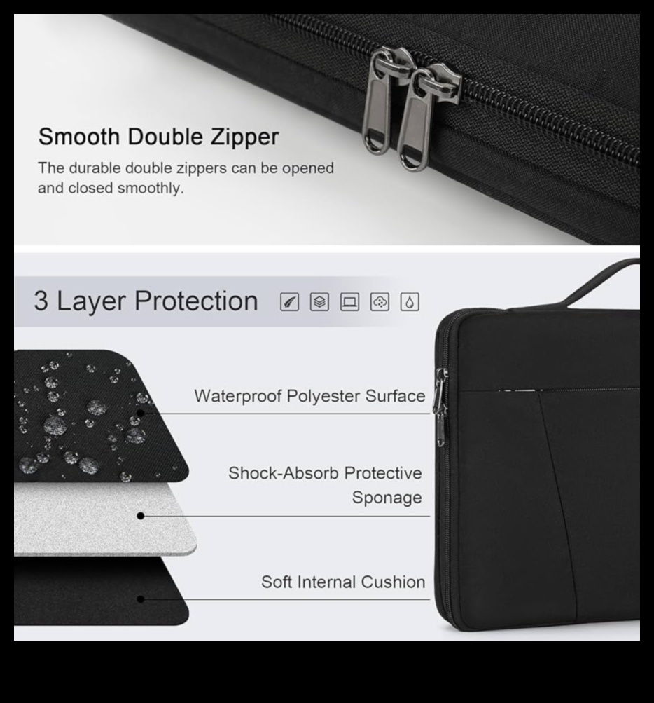 מבחר שרוולים למחשב נייד: אביזרים אופנתיים ומגנים לנסיעות