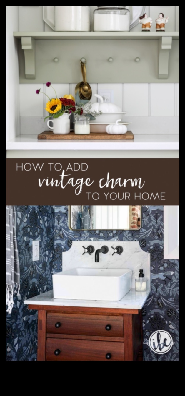 מהם כמה טיפים לקישוט חדר רחצה בהשראת וינטג' עם נגיעות שאבי שיק?