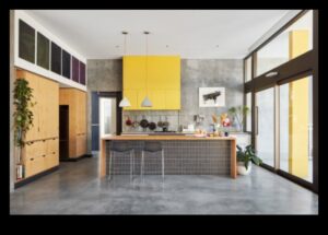 כיצד להשתמש בבטון בעיצוב מטבחים שיק תעשייתי למגע מודרני?