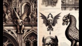 גרוטסקות גותיות: דמויות פנטסטיות בפיסול אדריכלי