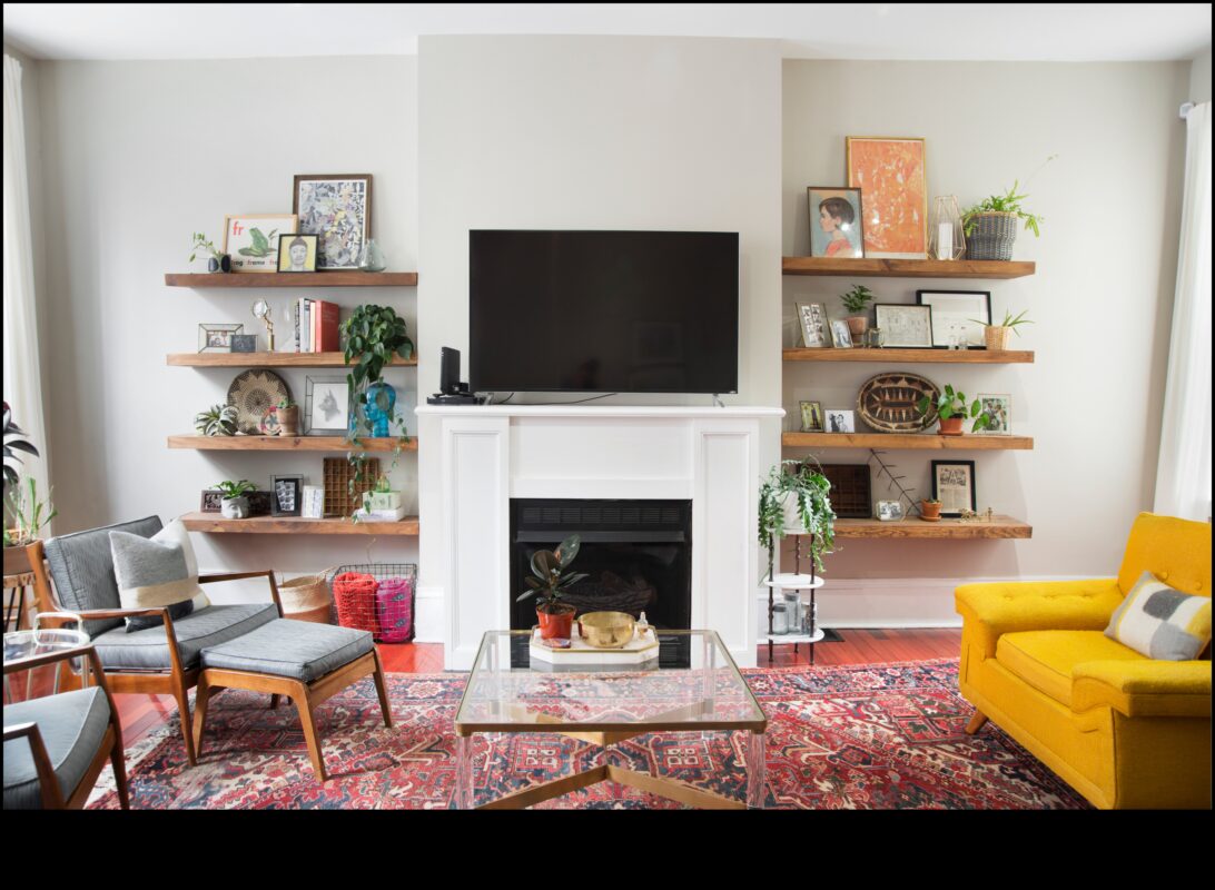 דרכים יצירתיות להשתמש במדפים צפים בעיצוב הבית