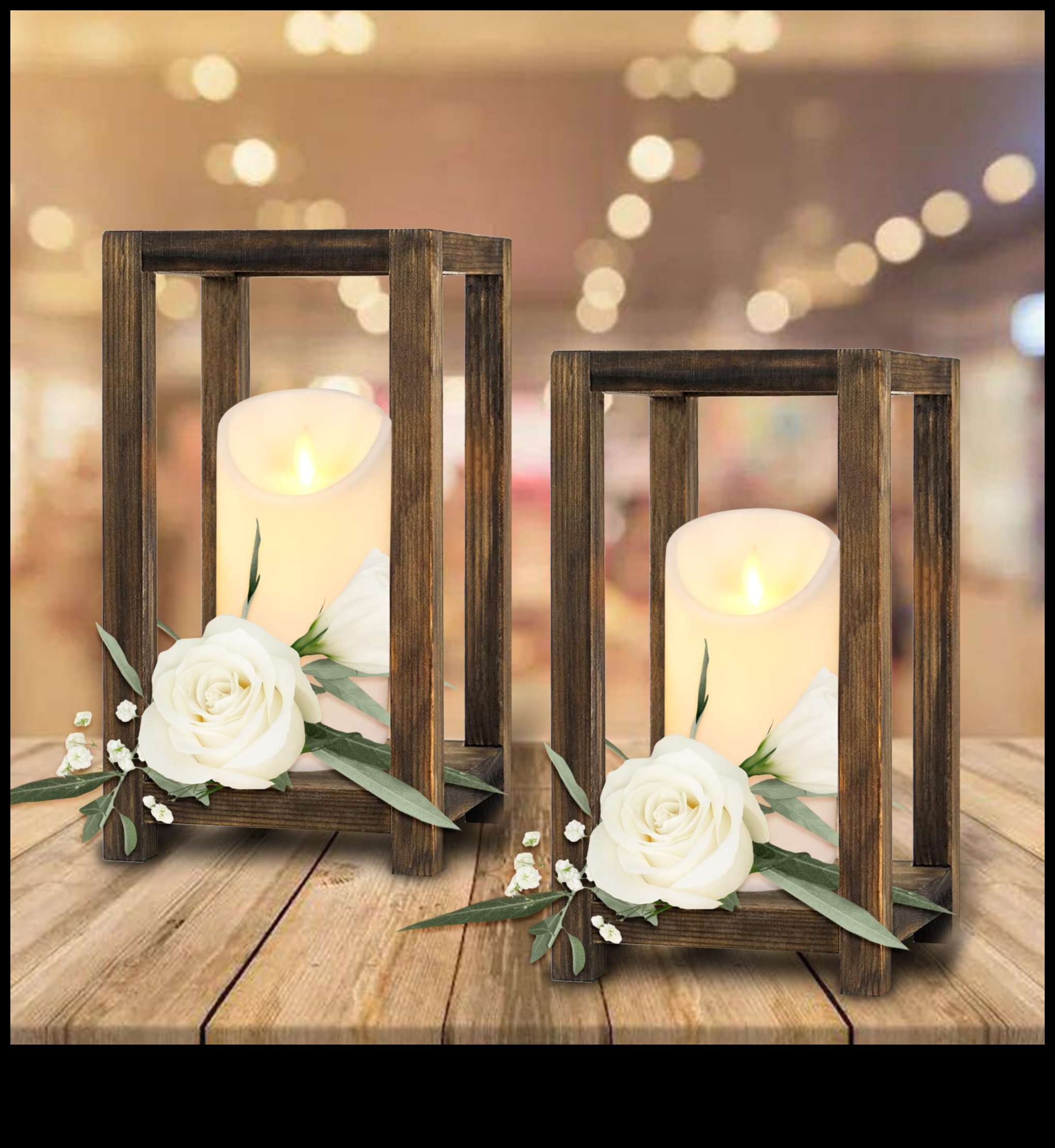 פנסי נרות מעץ: יצירת תאורה עם חומרים טבעיים